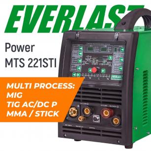 Фото PowerMTS 221STI Everlast MULTI PROCESS: MIG/TIG/STICK 2EV221MTS