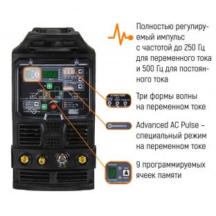 PowerTig 210 EXT Everlast Установка аргонодуговой сварки 3EV210P. Фото 3