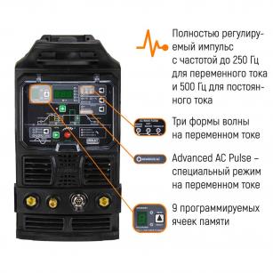 PowerTig 255 EXT Everlast Установка аргонодуговой сварки 3EV255P. Фото 2