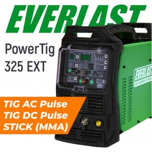 Фото PowerTig 325EXT 3ph 380V Everlast Установка аргонодуговой сварки 3EV325EXT